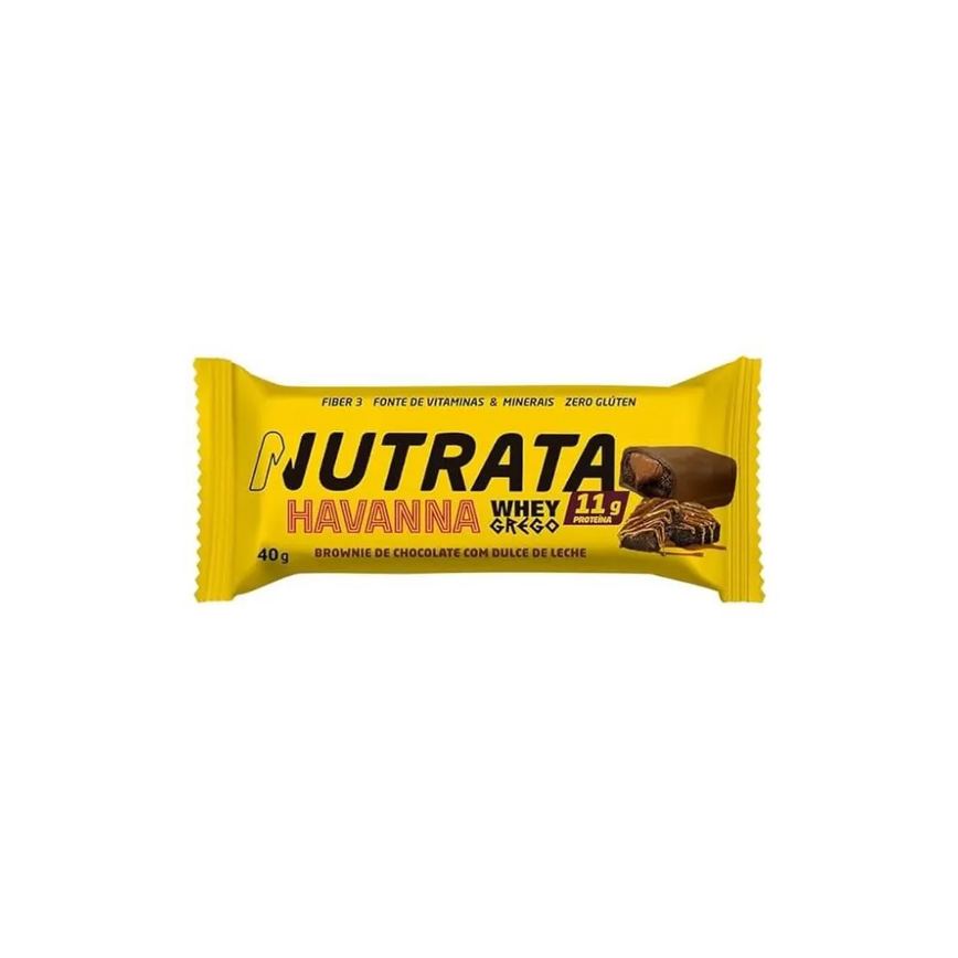 Whey Grego Bar Havanna (40G) - Sabor: Brownie de Choc. com Dulce de Leche