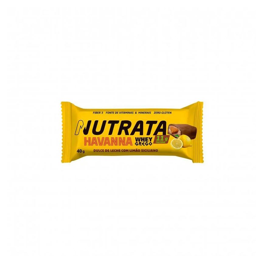 Whey Grego Bar Havanna (40G) - Sabor: Dulce de Leche e Limão Siciliano