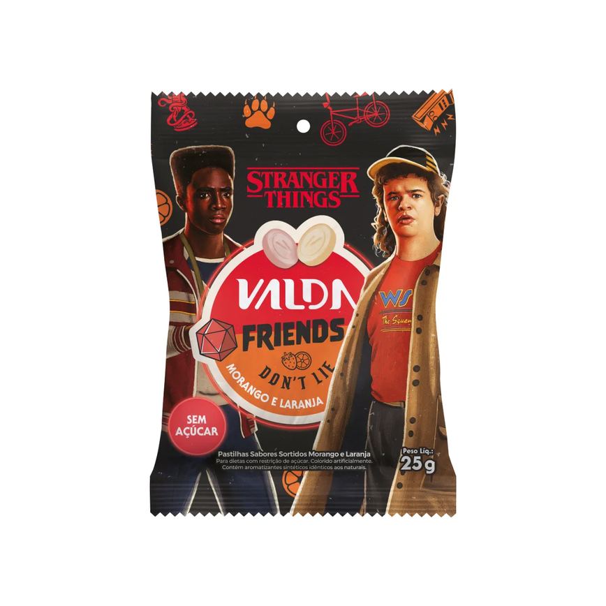 Pastilha Valda Stranger Things Ponche De Frutas 50g