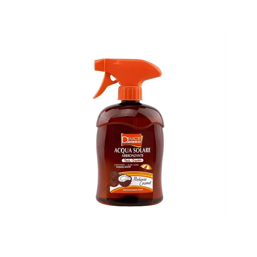 Delice Solaire Acqua Solare Bronzeador Coconut - Água Bronzeadora 500Ml