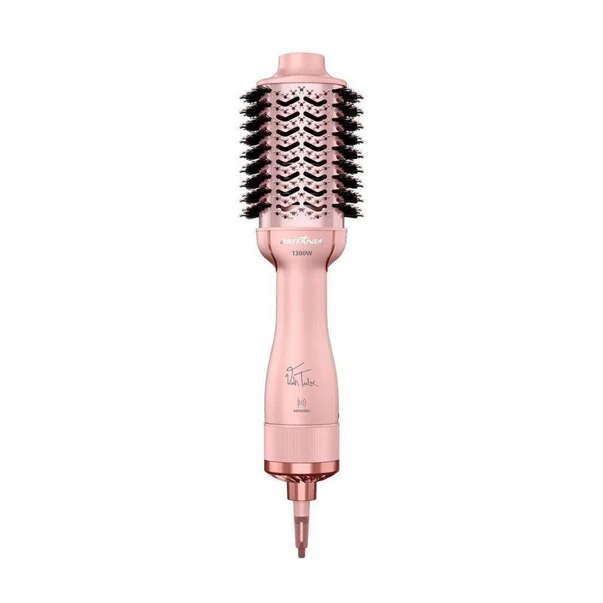 Escova Secadora Britânia Bes36 Linha Viih Tube 4 em 1 1300W Rosa Bivolt Bivolt