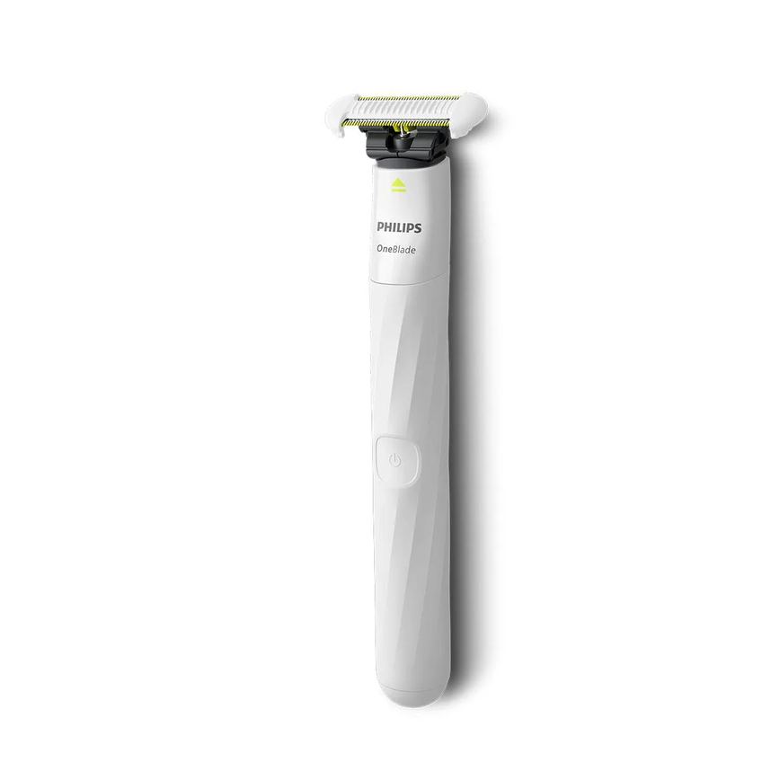 Depilador Philips OneBlade Intimate 1 unidade de lâmina Skin Protect + 1 pente corporal 3mm + 1 luva de esfoliação