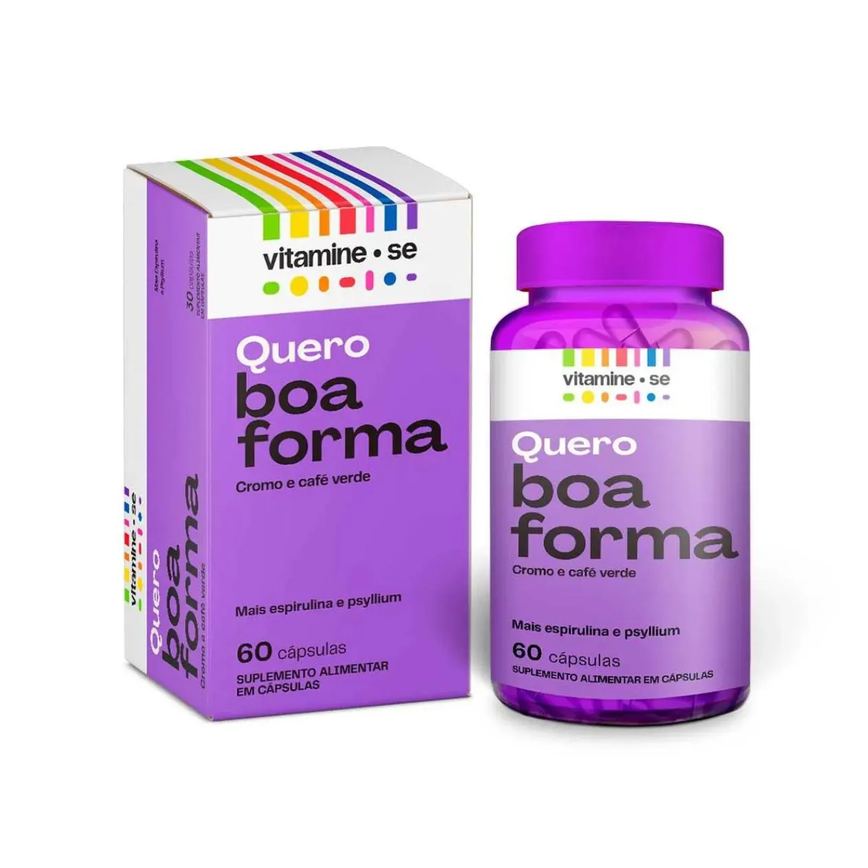 Suplemento Alimentar Vitamine-Se Quero Boa Forma C/60 Cápsulas