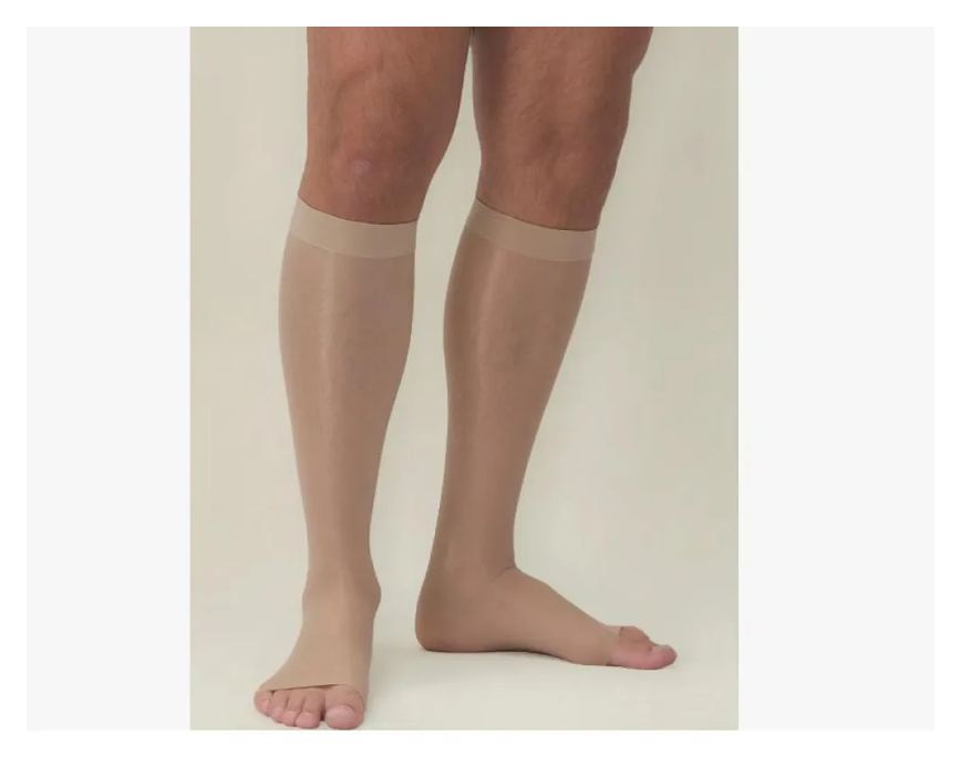 Meia de Compressão 20-30 Mmhg 3/4 Panturrilha Bege Assure - Mediven P