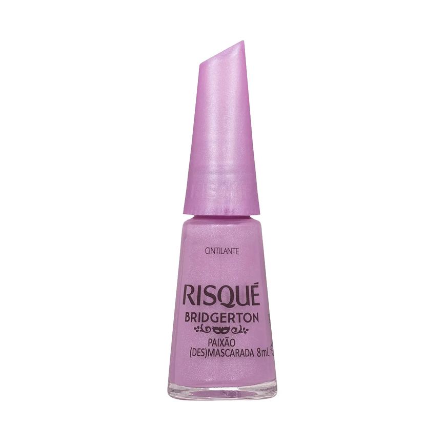 Esmalte Cintilante Risqué Bridgerton 8ml - Paixão Desmascarada