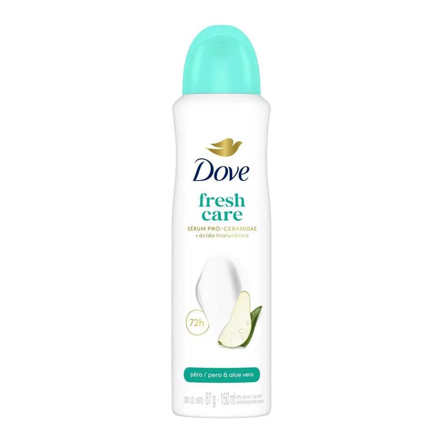 Desodorante Antitranspirante Aerosol Dove Go Fresh Pêra e Aloe Vera Feminino 48h 150ml