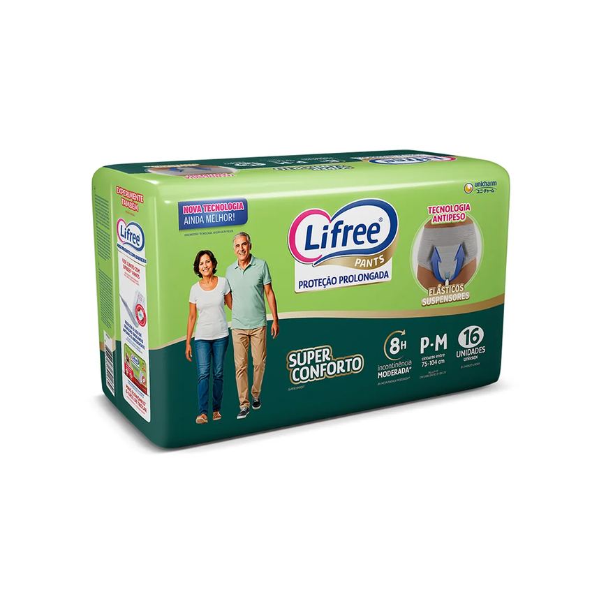 Fralda Calça Lifree Super Conforto P/M 16 unidades