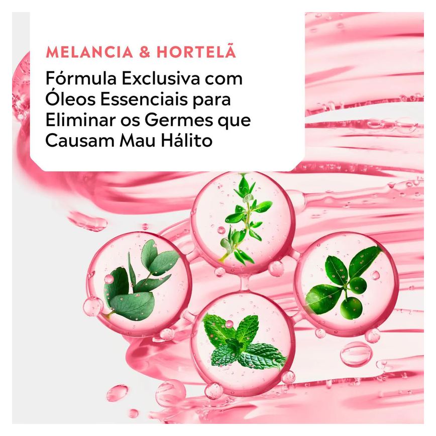 Enxaguante Bucal Sem Álcool Listerine Melancia & Hortelã 500ml