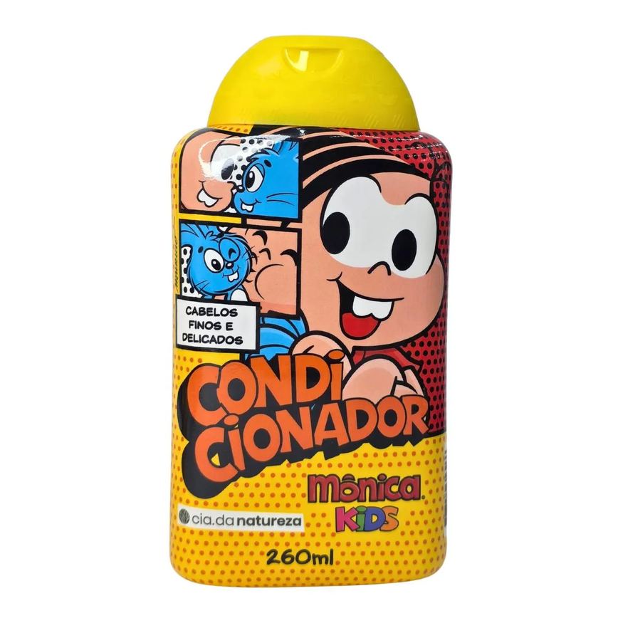 Condicionador Cabelos Finos e Delicados Mônica Kids Cia. da Natureza 260Ml