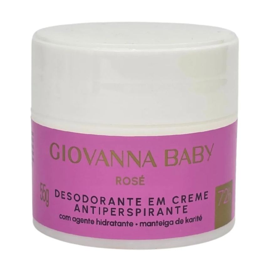 Desodorante Creme Rosé 72H Giovanna Baby 55G
