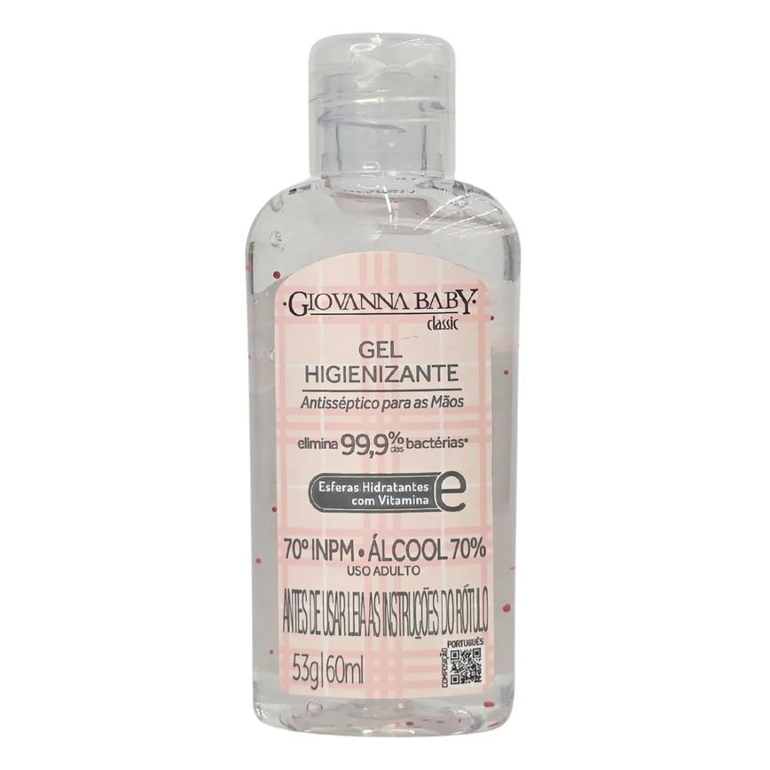 Gel Higienizante Antisséptico para Mãos Classic Giovanna Baby 53G / 60Ml