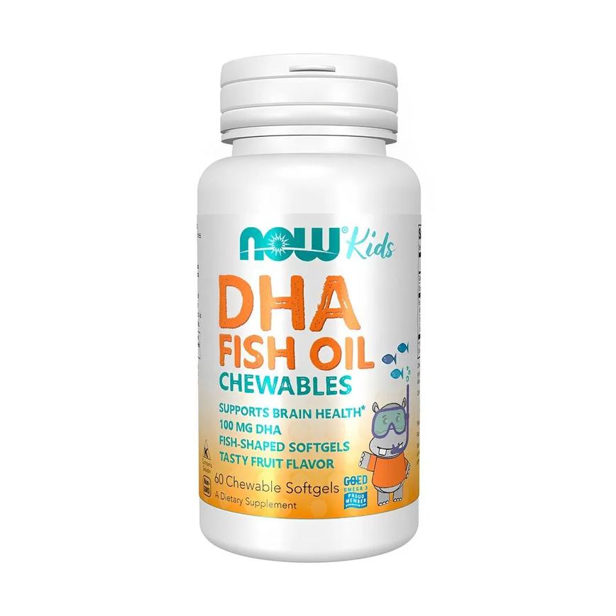Now Foods Dha 100Mg Chewable Sgels 60 Sgels 1607