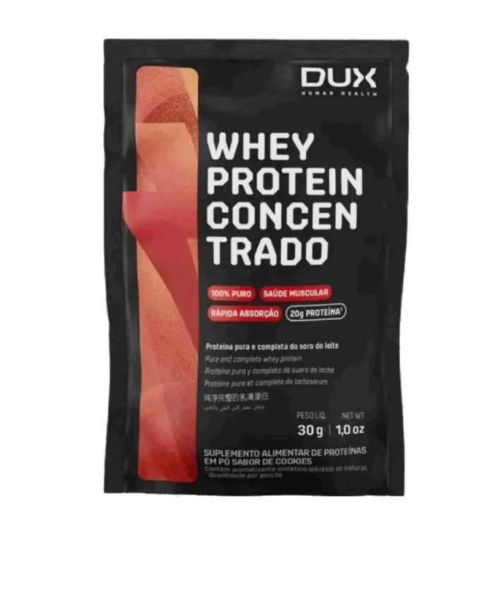 Whey Protein Concentrado (Sachê 30G) - Sabor: Morango