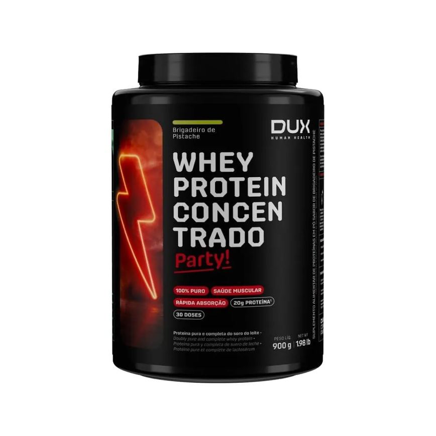 Whey Protein Concentrado Pote (900G) - Sabor: Brigadeiro de Pistache