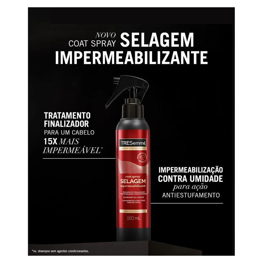 Spray Finalizador TRESemmé Coat Selagem Impermeabilizante 180ml