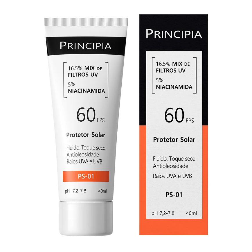 Protetor Solar Principia Skincare PS-01 FPS 60 40ml