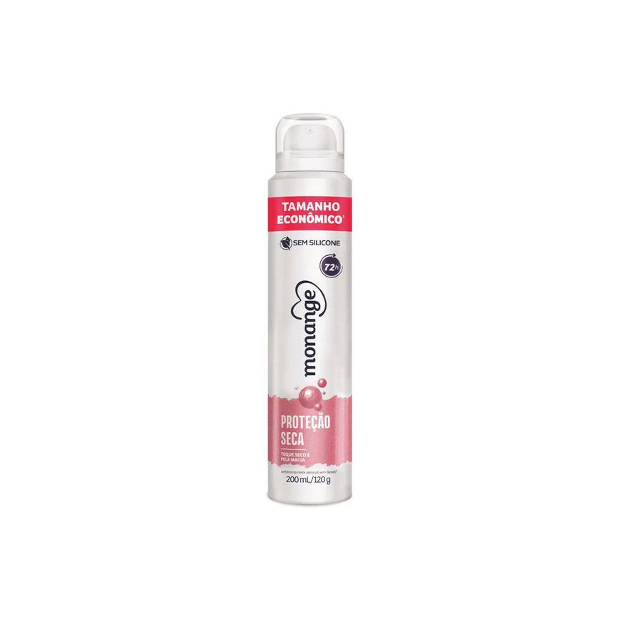 Desodorante Antitranspirante Aerosol Monange Proteção Seca Feminino 72h 200ml