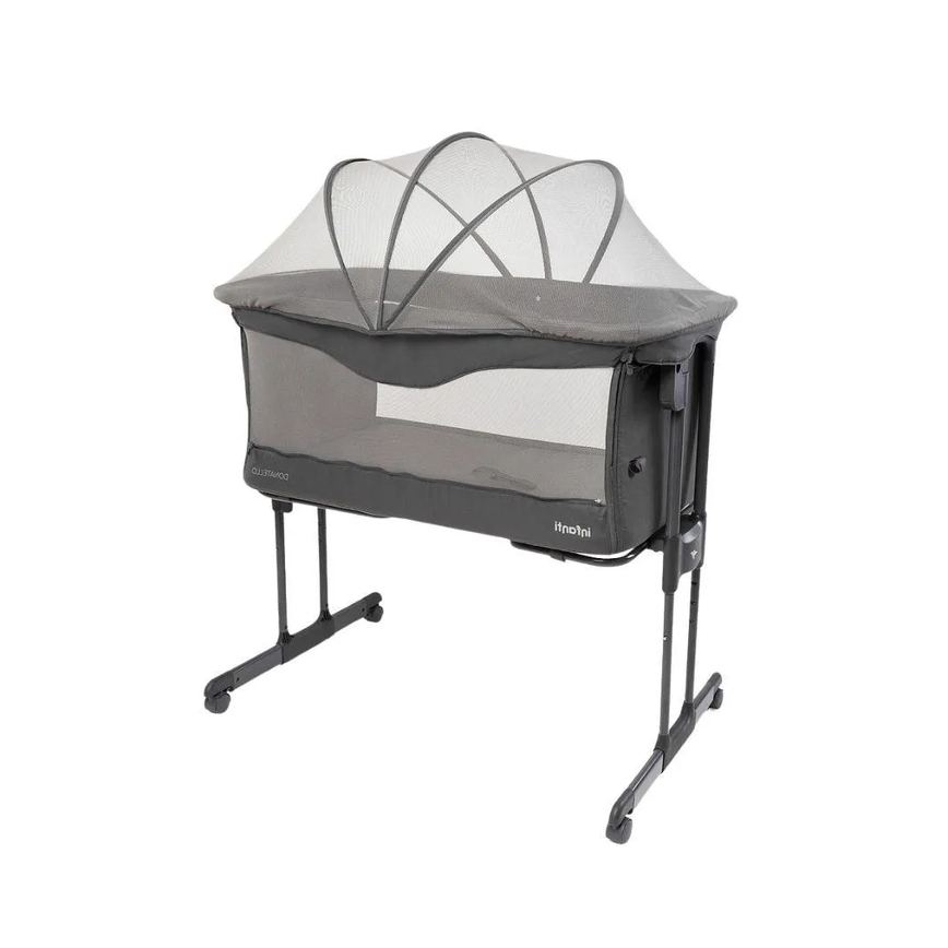 Berço Portátil Donatello Co-Bed Cinza Grafite - Infanti