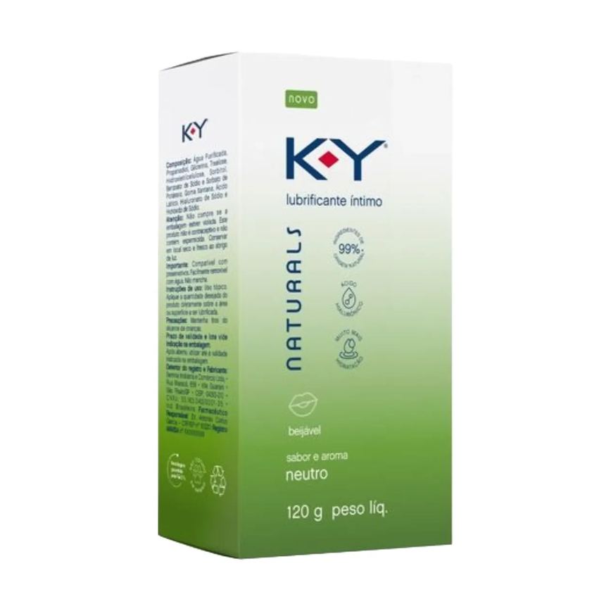 Lubrificante Íntimo K-Y Naturals Neutro 120g