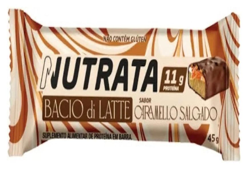 Barra Proteica Nutrata Bacio Di Latte (40G) - Sabor: Caramello Salgado (45G)