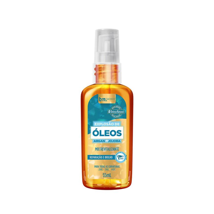 Óleo Capilar Revitalizante Bn.Cachos Explosão Óleos Argan e Jojoba 55ml