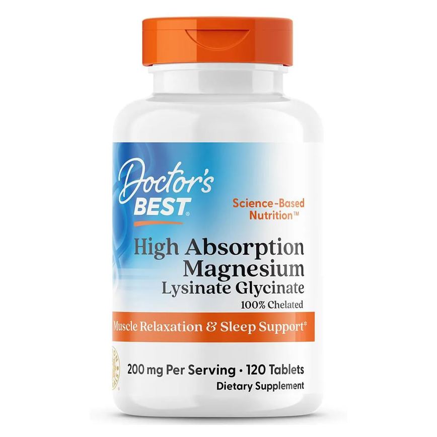 Magnésio Alta Absorção 100Mg 120 Comp Doctors Best