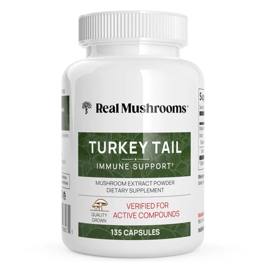 Cogumelo Cauda Peru Turkey Tail 1000Mg 135Cap Real Mushrooms