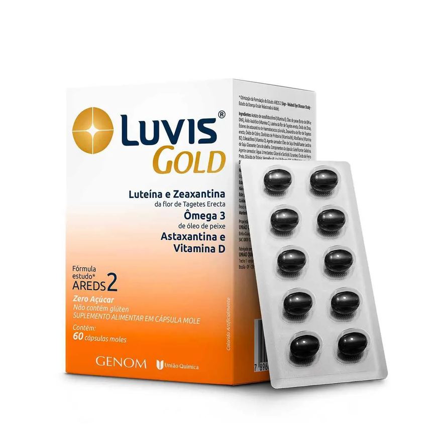 Suplemento para Visão Luvis Gold com 60 Cápsulas - Genom