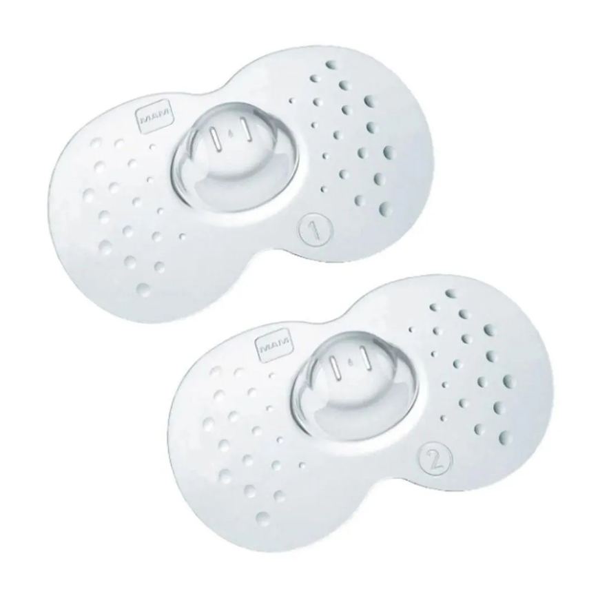 Protetores para Seios Nipple Shields 2 Unidades Tam 1 - Mam