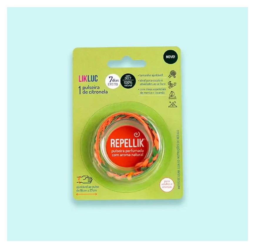 Pulseiras de Citronela Repellik - Likluc