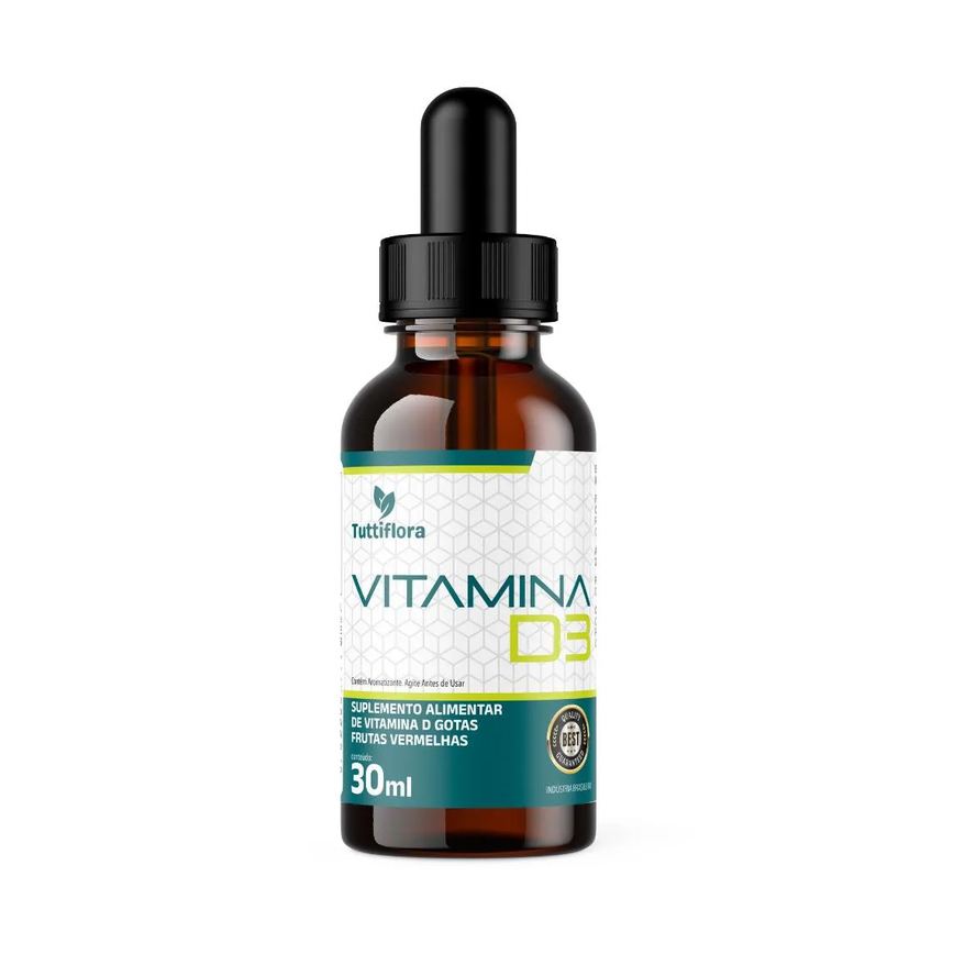 Vitamina D3 Sabor Laranja 30Ml Tuttiflora