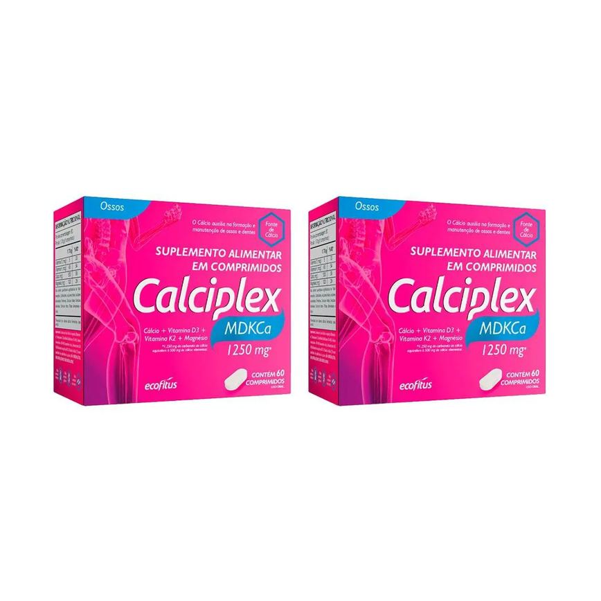 Calciplex Mdkca 1250Mg Kit 2 - 60 Cpr - Ecofitus
