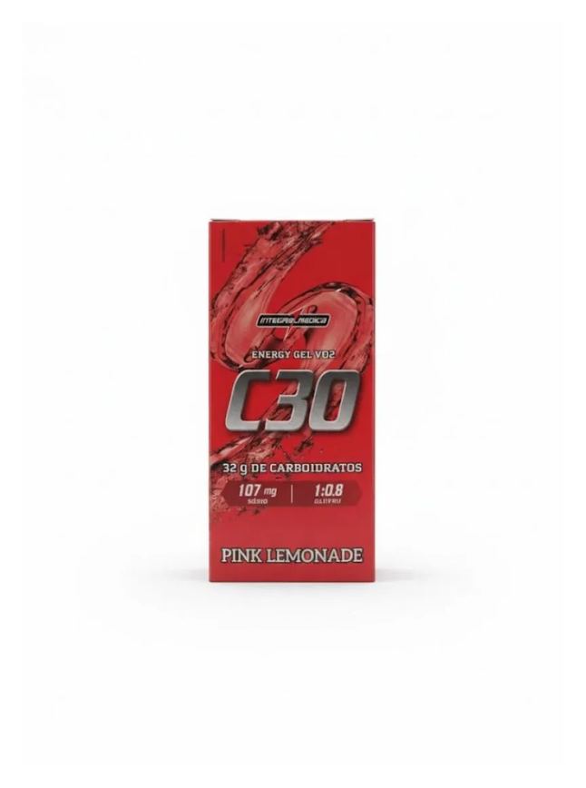 Vo2 Energy Gel C30 (10 Sachês 45G) - Sabor: Pink Lemonade