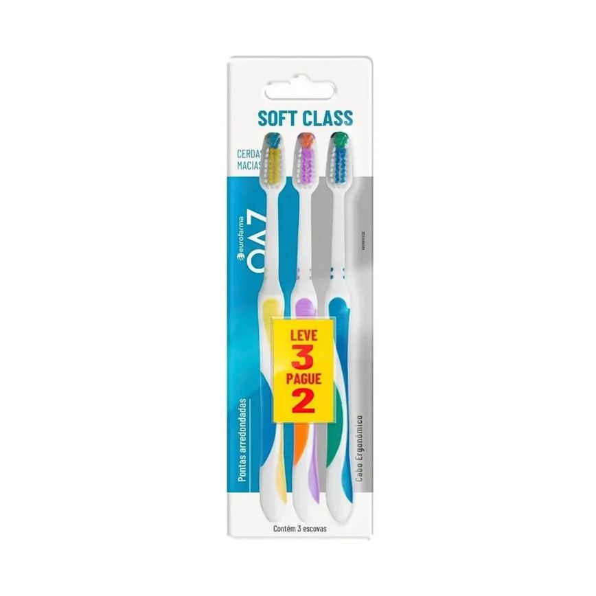 Kit Oaz Escova Dental Soft Leve 3 Pague 2