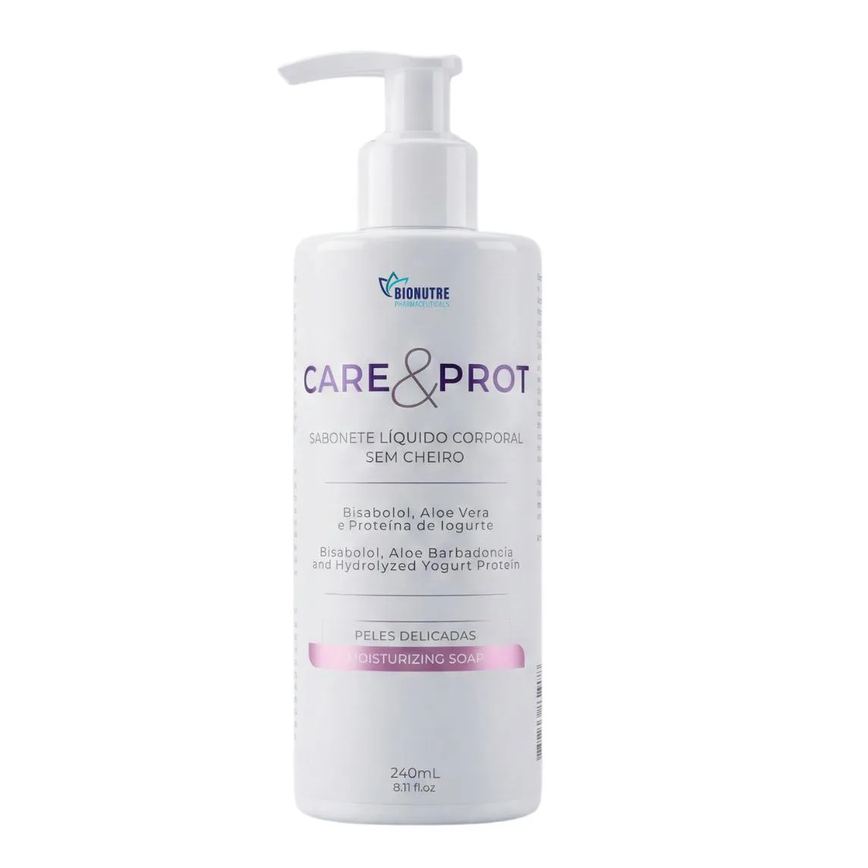 Sabonete Peles Sensíveis Care&Prot 240Ml sem Cheiro - Quimioterapia e Radioterapia