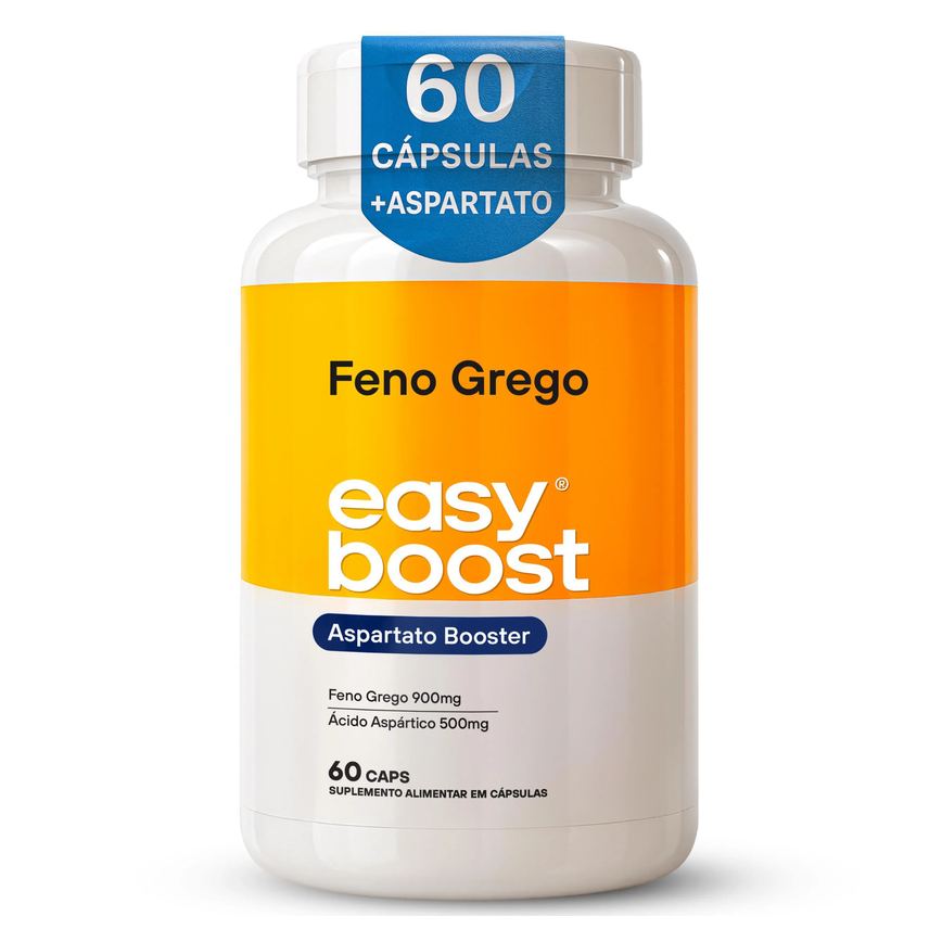 Feno Grego 900mg Easy Boost C/ Ácido Aspártico 500mg 60caps