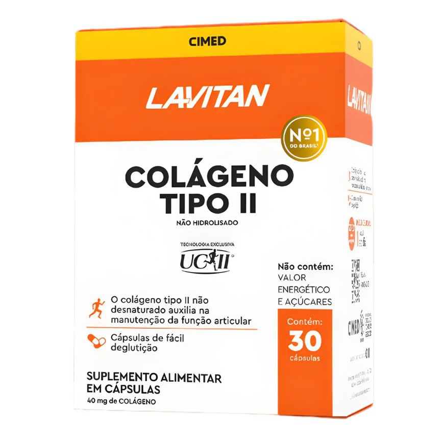 Lavitan Colageno Tipo 2 Ucii Uc2 40Mg 30 Caps Colageno Tipo Ii Nao Hidrolisado Articulacoes Cartilagem Flexibilidade