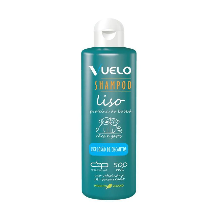 Kit Vuelo Shampoo Liso + Fluído Desembaraçador + Banho a Seco – Cuidados Completos para o Seu Pet
