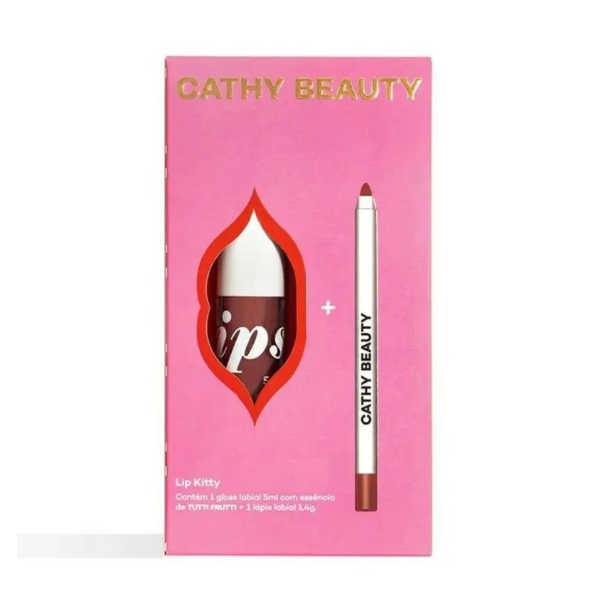 Cathy Beauty Kit Labial Lip Kitty Cathy 3 - So Pretty