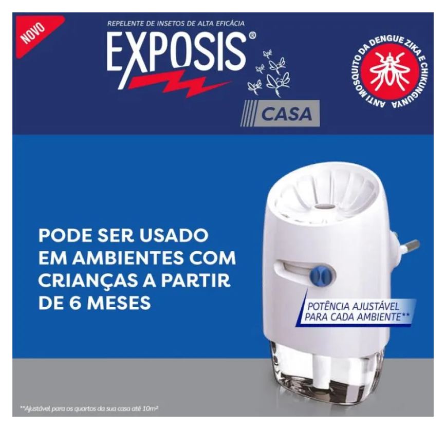 Exposis Casa Repelente de Insetos para Ambientes