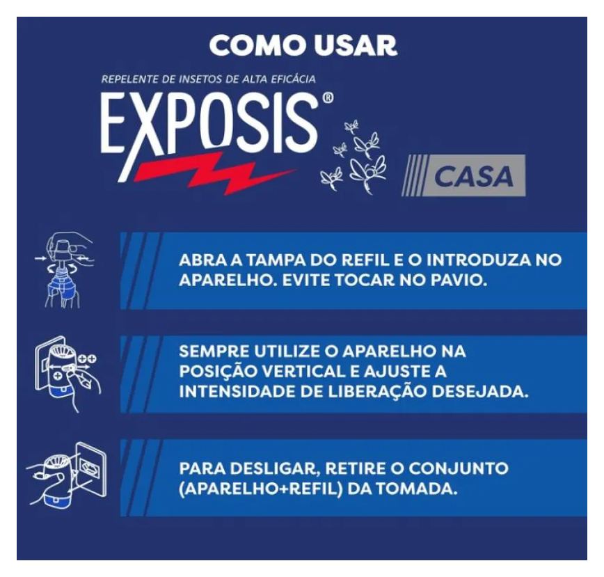 Exposis Casa Repelente de Insetos para Ambientes