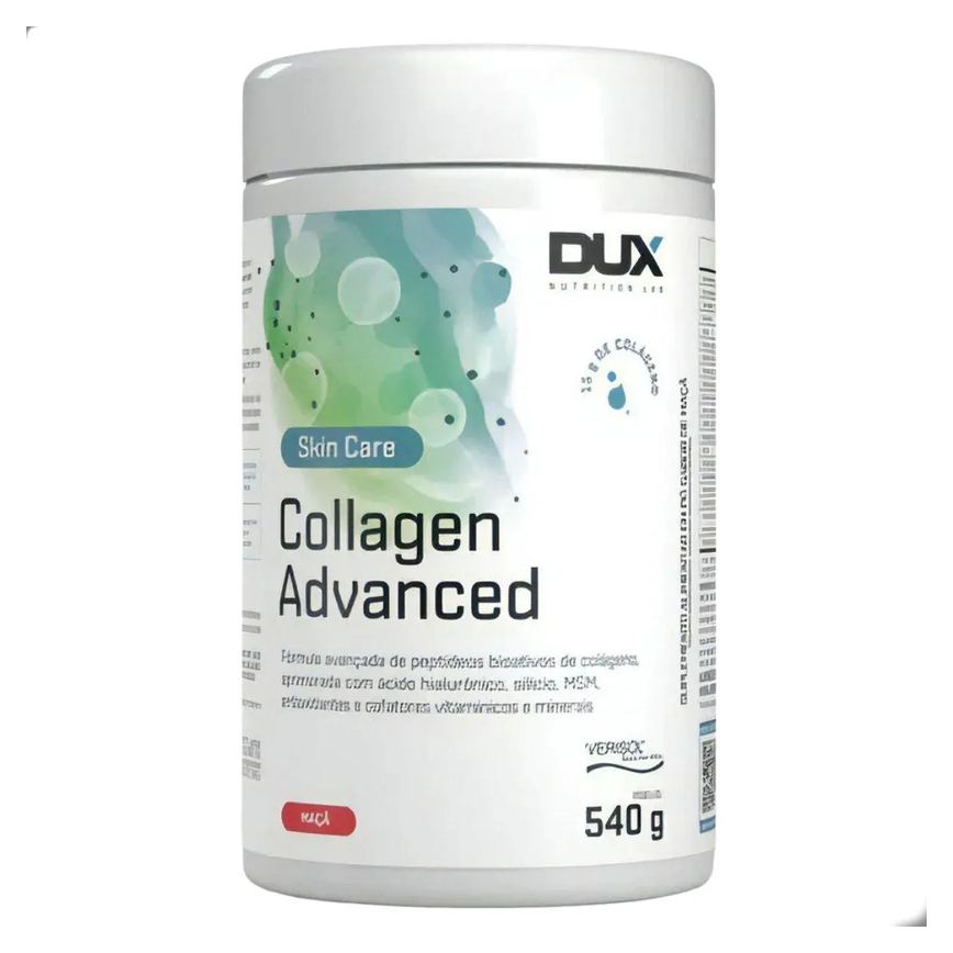 Collagen Advanced Msm Skin Care 540G Dux Nutrition Maçã