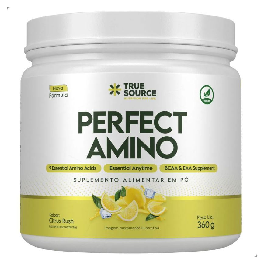Perfect Amino 9 Essenciais Acids Anytime 360G True Source Citrus Rush