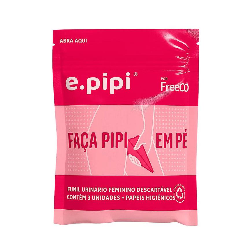 Epipi Funil Urinário Descartável com 3 unidades + Papel Higiênico