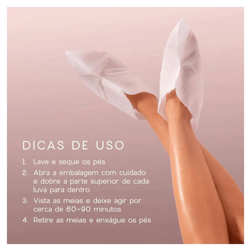 Oceane Foot Peeling Máscara Esfoliante para Pés