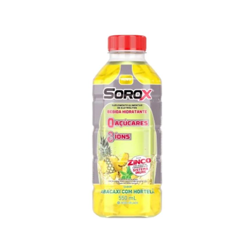 Soro Hidrotônico - Abacaxi com Hortelã - 550Ml- Sorox