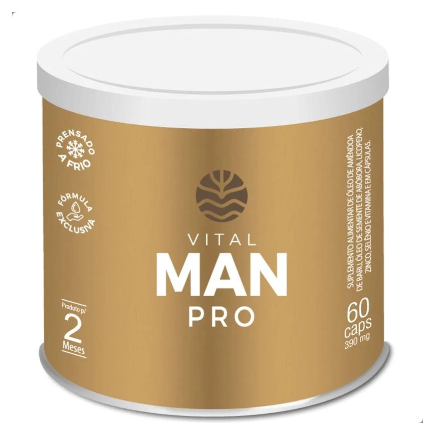 Suplemento Alimentar Man Pro 1000Mg 60 Capsulas Vital Atman Natural
