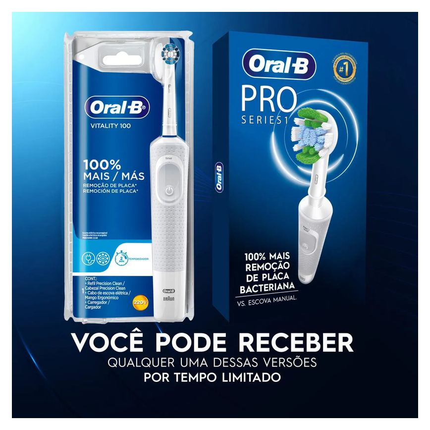 Escova de Dente Elétrica Oral-B PRO Series 1 110V 1 unidade
