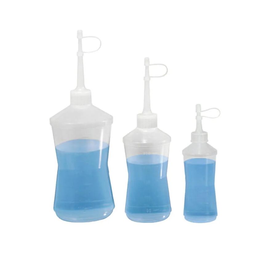 Almotolia 250Ml Branca Bico Reto Pacote com 12 Unidades J Prolab