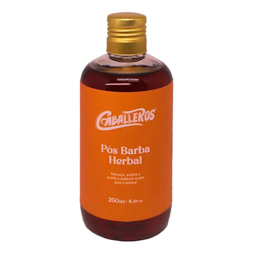 Pós Barba Herbal 250Ml After Shave Refrescante Caballeros
